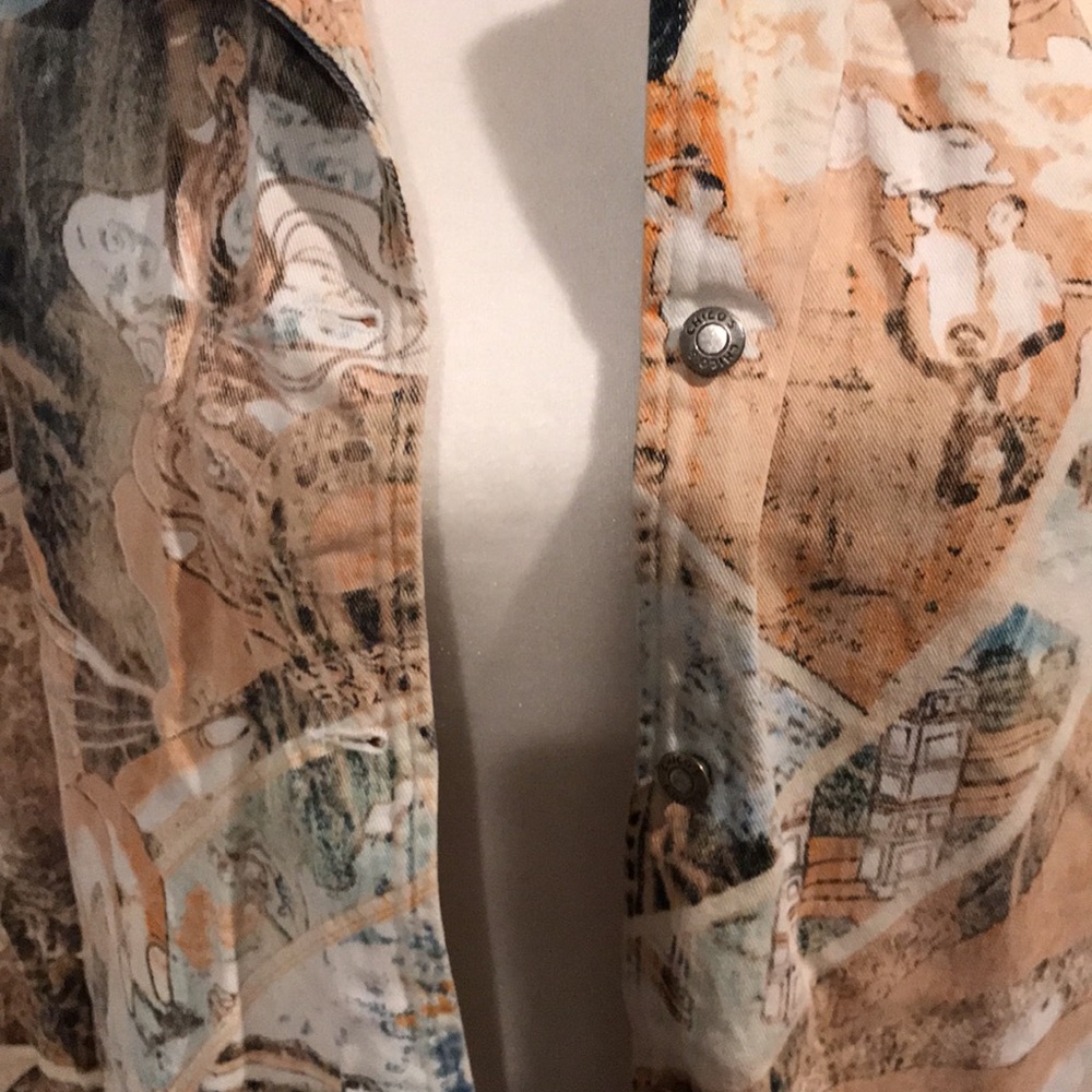 Chico’s Design 2 Pattern Denim Jacket - image 2